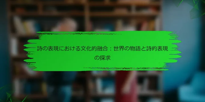 詩の表現における文化的融合：世界の物語と詩的表現の探求